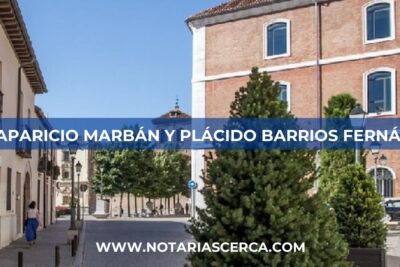 Notaría Luis Aparicio Marbán y Plácido Barrios Fernández (Alcalá de Henares)