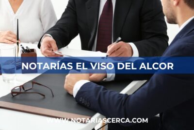 Notarías en El Viso del Alcor (Sevilla)